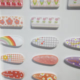 100pcs Acrylic Cartoon Bear Flower Pigs Sticker Beads
