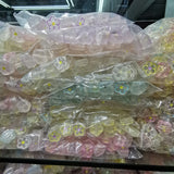 100pcs 20mm Acrylic DIY Candy Flower Round Beads