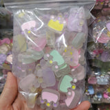 100pcs Acrylic DIY Candy Crown Beads 25x8mm for Jewelry Making