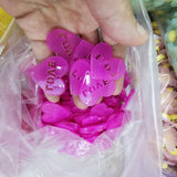 100pcs 28mm Korea DIY Acrylic Love Heart Pendant for Jewelry Making