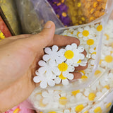 100pcs 30mm Korean DIY Candy Smile Sunflower Pendant for Jewelry Making