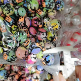 100pcs DIY Resin Cartoon Christmas Halloween Spacer Beads for Jewelry Making