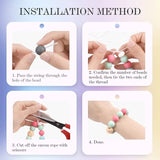 100pcs Silicone Teething Beads Baby Teether Chewing Nursing Round Beads