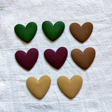 37mm Acrylic Heart-Shaped Bead Stickers for Women's Jewelry Making