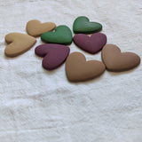 37mm Acrylic Heart-Shaped Bead Stickers for Women's Jewelry Making