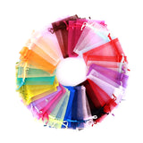 100pcs Organza Bags Wedding Candy Pouches Party Crafts Pack Supplies