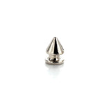 100 Sets 8*12mm Silver Cone Spots Metal Studs Rivets for Leather Collar