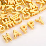 100pcs Mixed Acrylic Letters Beads 9x12mm Big Hole Alphabet Spacer