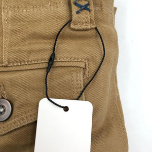 100x Blank Rectangle Clothing Tags with String