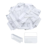 100x Earring Card Adapters Clear for Jewelry Display