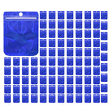 100x Self Seal Plastic Bag Zipper Lock Bags Clear PVC Anti Tarnish Jewelry