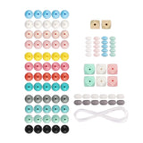 100x Silicone Spacer Beads Jewelry Making Crafts Supplies DIY Women Girls