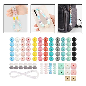 100x Spacer Beads Jewelry Making Crafts Supplies Loose Beads DIY Women