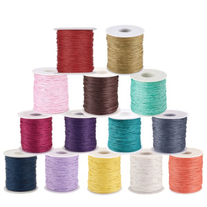 100yd Waxed Cotton Thread Cord 1mm for Jewelry Making