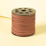 3mm Flat Faux Suede Braided Cord for Jewelry Making