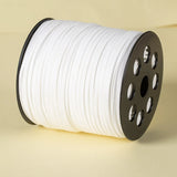 3mm Flat Faux Suede Braided Cord for Jewelry Making