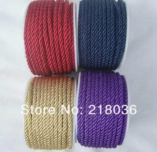 3mm Nylon Twisted Rayon Cord for DIY Jewelry Z2999