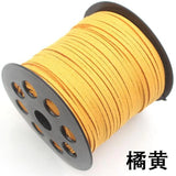 100yards Faux Suede Braided Cord Velvet Leather Thread Rope