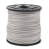 3mm Glitter Suede Cord Macrame Braided Lace Rope Beading Bracelet