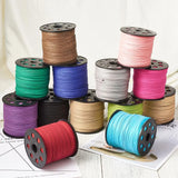 3mm Glitter Suede Cord Macrame Braided Lace Rope Beading Bracelet