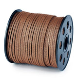 3mm Glitter Suede Cord Macrame Braided Lace Rope Beading Bracelet
