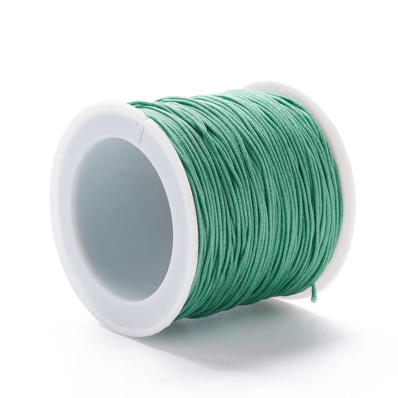 Braided Nylon Thread Cords 0.8mm 1mm 100yards/roll Jewelry Making DIY