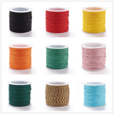Braided Nylon Thread Cords 0.8mm 1mm 100yards/roll Jewelry Making DIY