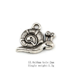 102Pcs Tibetan Silver Animal Charms Pendants for DIY Jewelry Making