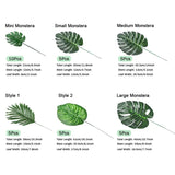 Artificial Palm Leaves 103 Pcs for Party Decorations