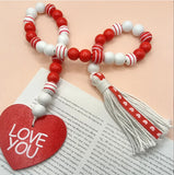 Colorful Wood Beads Curtain Straps Home Decoration Garland