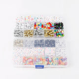 1040pcs Acrylic Letter Beads for DIY Craft Jewelry Making