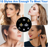 1040pcs Earring Making Tool Box Ear Plug Accessories