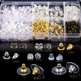 1040pcs Earring Making Tool Box Ear Plug Accessories