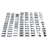 104pcs Cinematic Lightbox Replacement Letters & Numbers A4 Sign Message Board