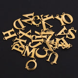 104pcs Stainless Steel A-Z Alphabet Charms DIY Jewelry Making Bulk