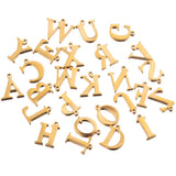 104pcs Stainless Steel A-Z Alphabet Charms DIY Jewelry Making Bulk