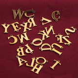 104pcs Stainless Steel A-Z Alphabet Charms DIY Jewelry Making Bulk