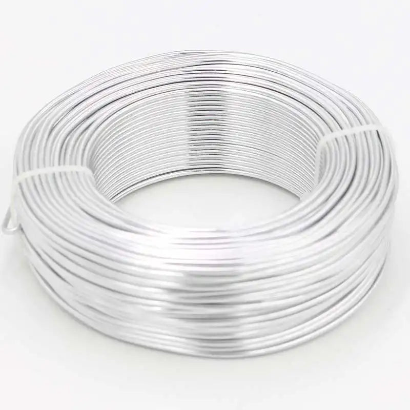 105m Soft Oxidation Aluminum Wire 1.5mm DIY Crafts Gardening Modeling