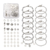 106 Pc Bracelets Making Kit with Cable Chain and Paperclip Chain