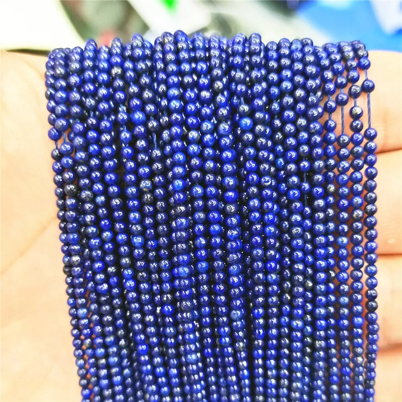 1060pcs Lapis Lazuli Stone Beads for Jewelry Making DIY 2mm 3mm