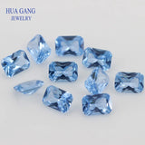 Octangle Cut Synthetic Spinel Stone 3x5-10x12mm