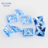 2x2mm~10x10mm Princess Cut Spinel Stone For Jewelry
