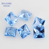 2x2mm~10x10mm Princess Cut Spinel Stone For Jewelry