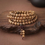 Buddhist Prayer Beads Necklace Wooden Bead Bracelet