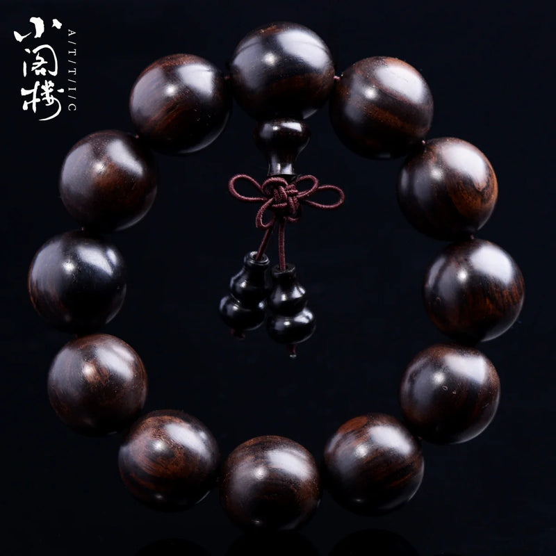Purple Sandalwood & Ebony Bracelet Set - Couples Bracelet 2.0