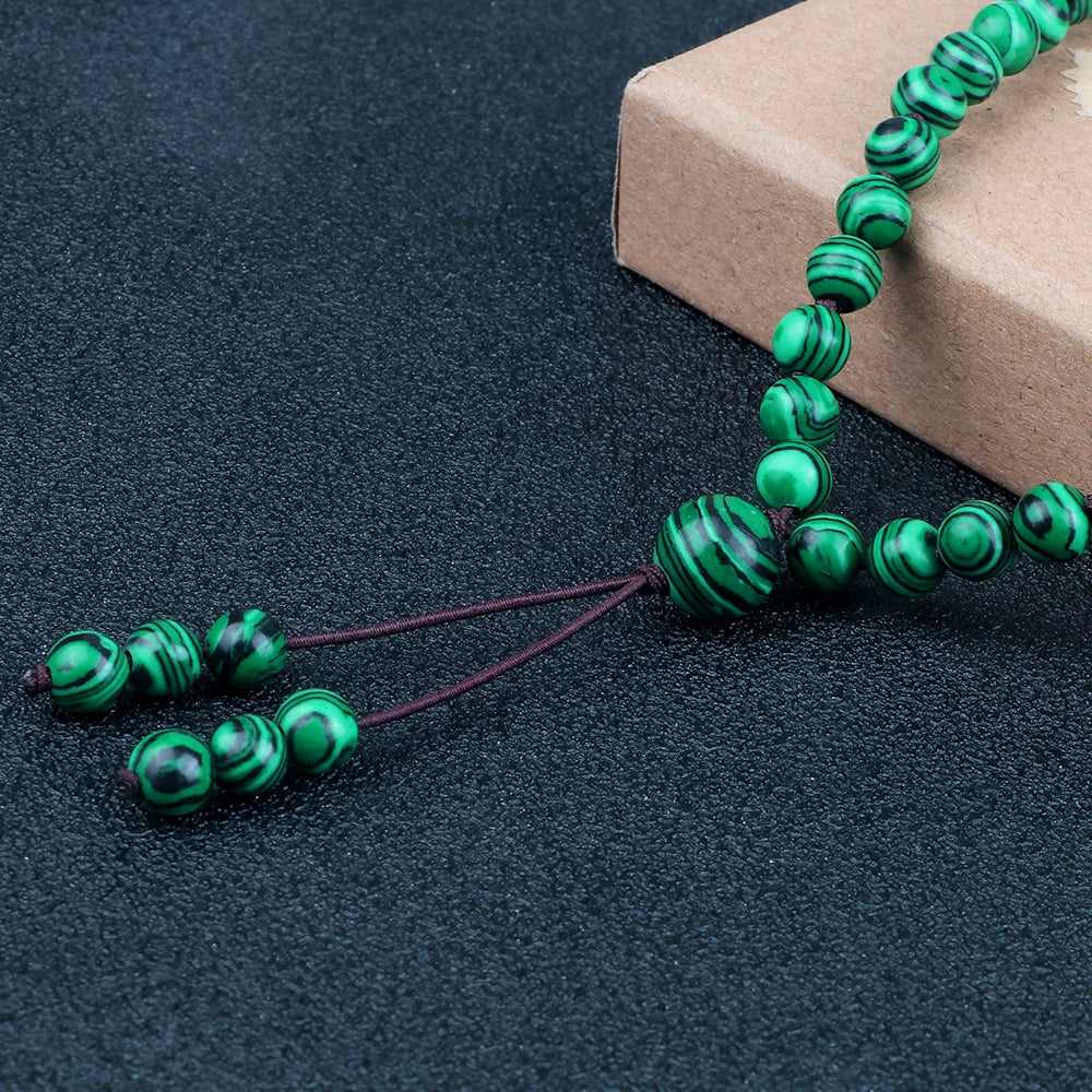 Green Malachite Bracelets Vintage Beads Bracelet & Bangle