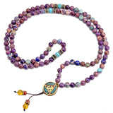 Japamala Beaded Necklace Meditation Yoga Spirit Tibetan Buddha OM Jewelry