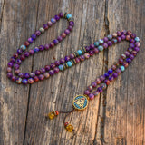 Japamala Beaded Necklace Meditation Yoga Spirit Tibetan Buddha OM Jewelry