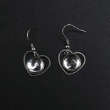 108Pcs Stainless Steel Earring Blanks with Bezel Trays and Glass Cabochons