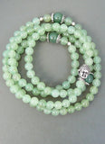 Green Aventurine Buddha Beaded Bracelet Yoga Healing Jewelry